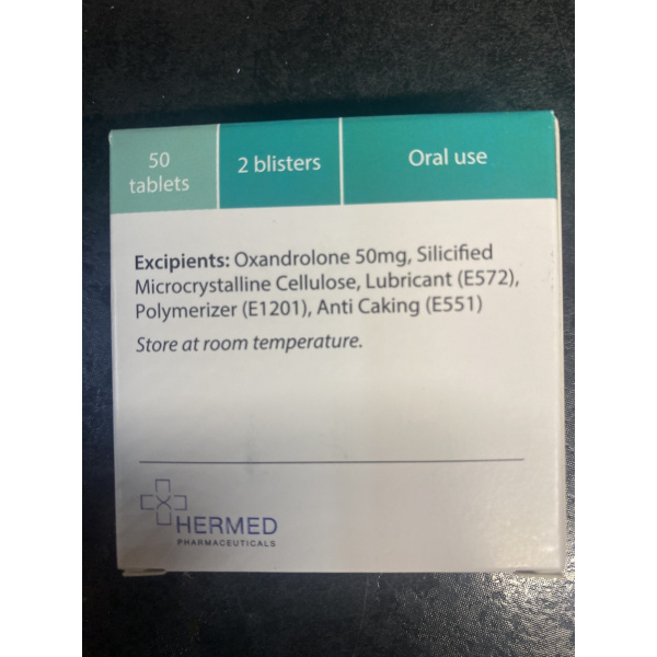 HERMED Pharmaceuticals Oxandrone 50